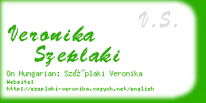 veronika szeplaki business card